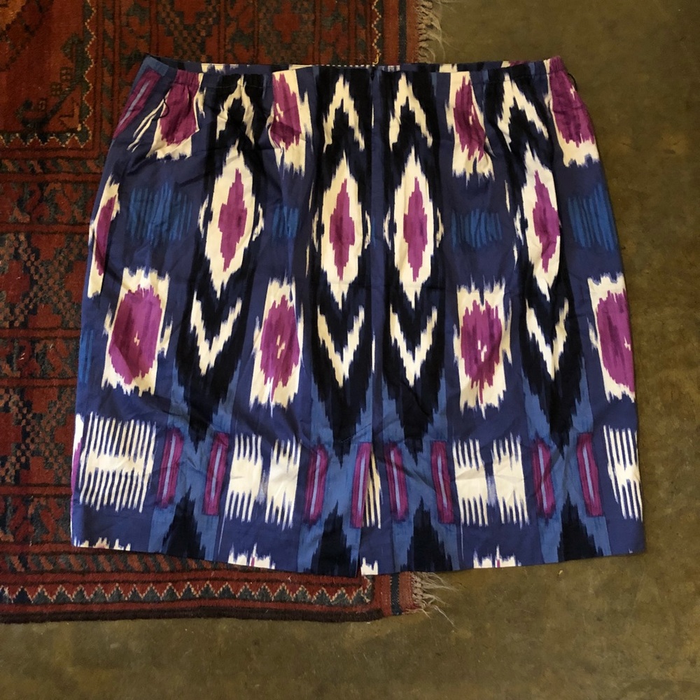 22 petite jacquard skirt